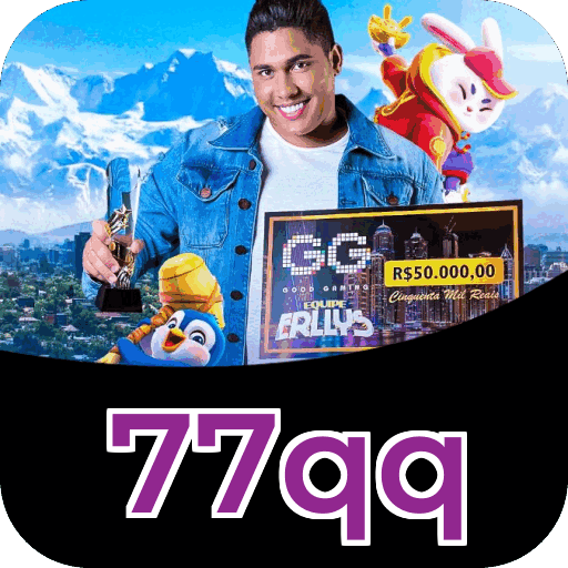 Fluxo de download do app 77qq — referência visual